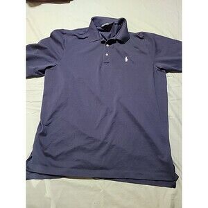 Ralph Lauren Polo Golf  100% Cotton Collared Shirt, Blue, Men's Large